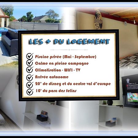 15Min De Disney, Dependance Et Piscine Privee A La Campagne Crevecoeur-en Brie エクステリア 写真